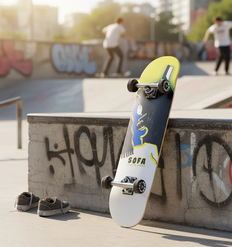 Planche de Skate Sofa Skateboards 8.25 Fear-2 Deck Vert Pro Model