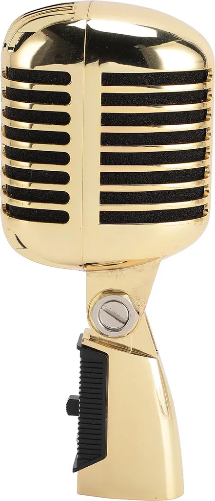 Microphone pour Spectacle en Direct et Studio Enregistrement Style Rétro