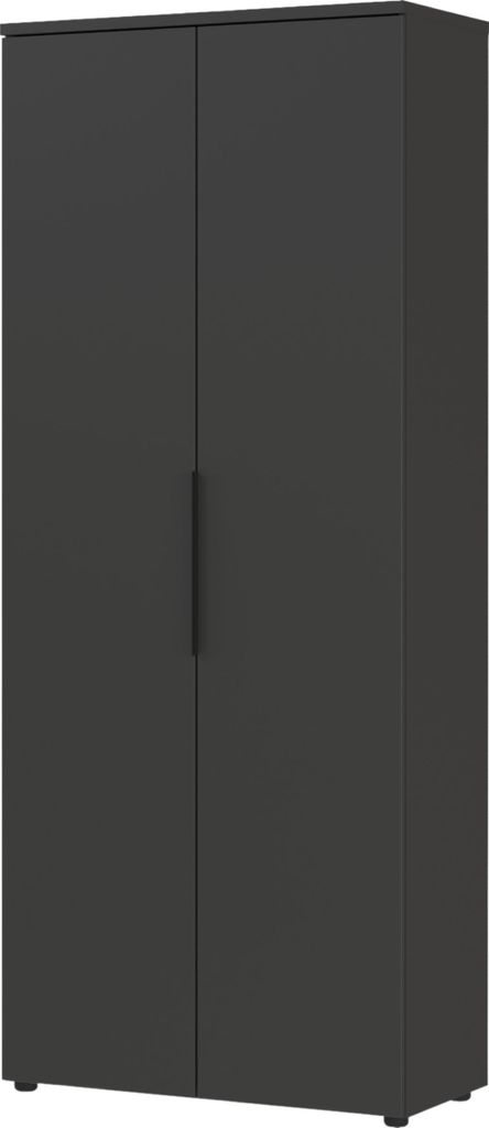 bümö Home Space Aktenschrank - 5 Ordnerhöhen - Nachbildung: Graphit