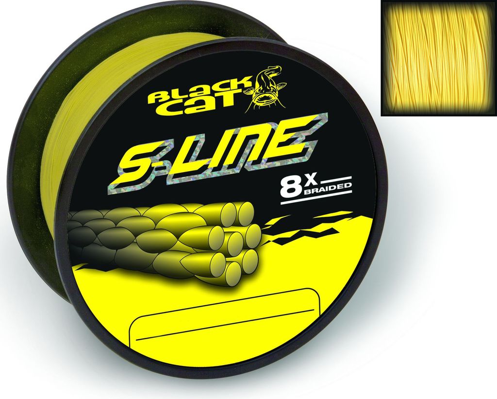 Black Cat S Line 0,55m 70kg 300m - Wallerschnur Produktbild 