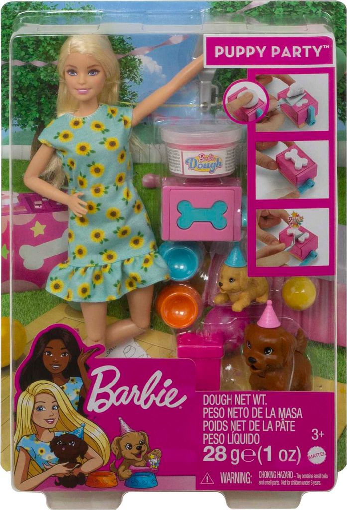 MATTEL Bábika Barbie Puppy party GXV75 Obrázok produktu 