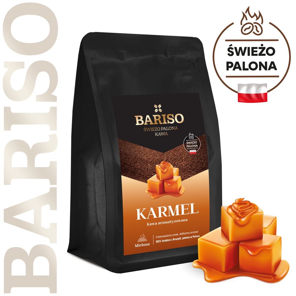 Kawa mielona BARISO KARMEL 200g Zdjęcie produktu 