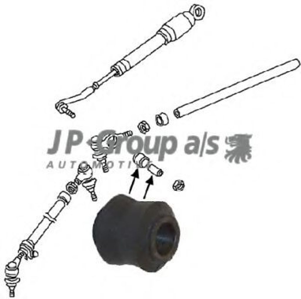 JP GROUP Stoßdämpfer-Buchse 8145050106 für VW Kaefer Typ 1