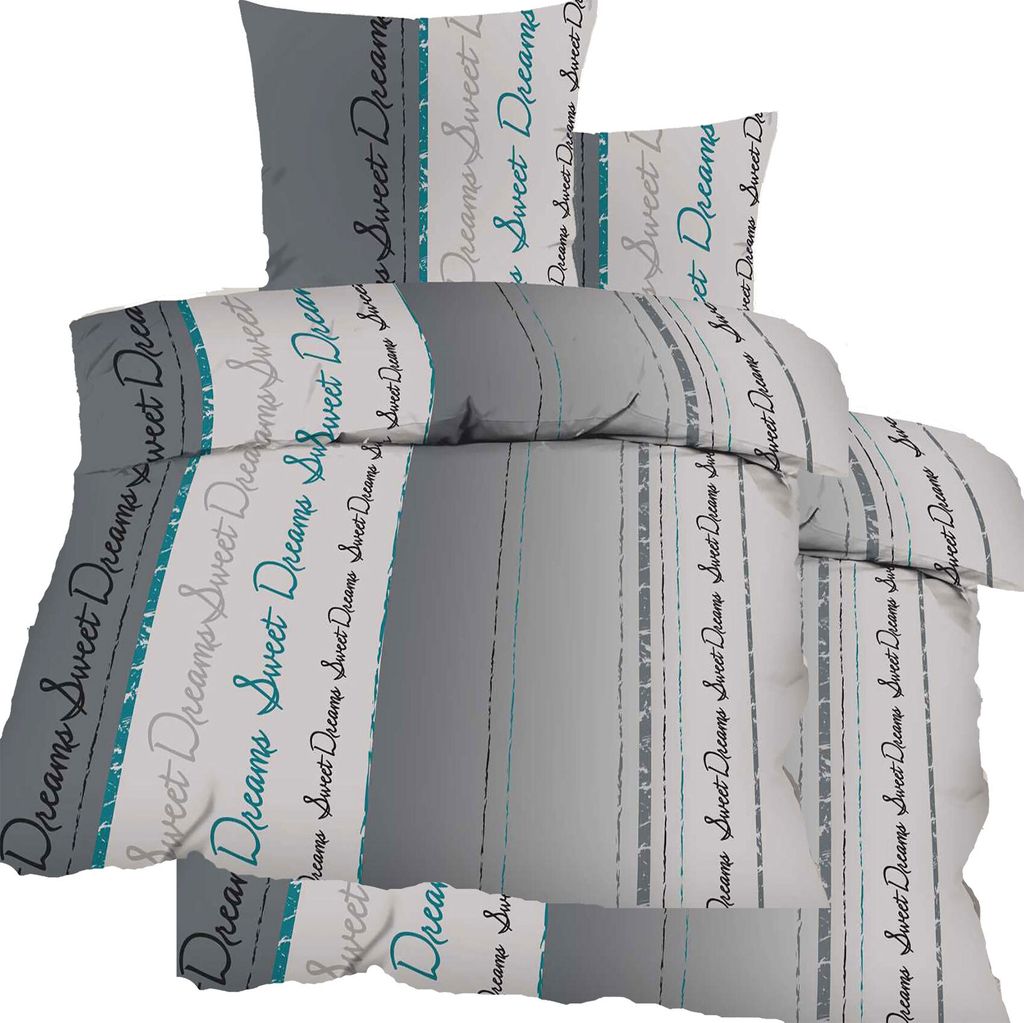 Doppelpack Renforce Bettwäsche, 2x (135x20+80x80), Sweet Produktbild 