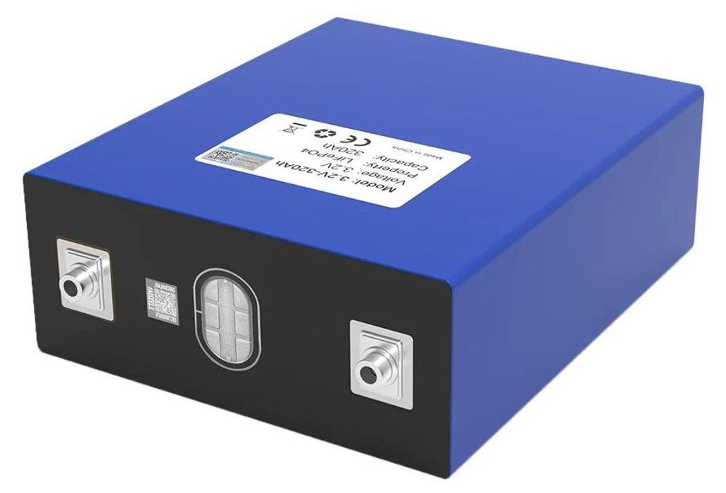 LiFePO4 Akku Zellen 3,2V 340Ah 16 Stück - Lithium Eisenphosphat - Deep Cycle - Für 12V 24V Batteriepack - Solaranlage Wohnmobil Offgrid