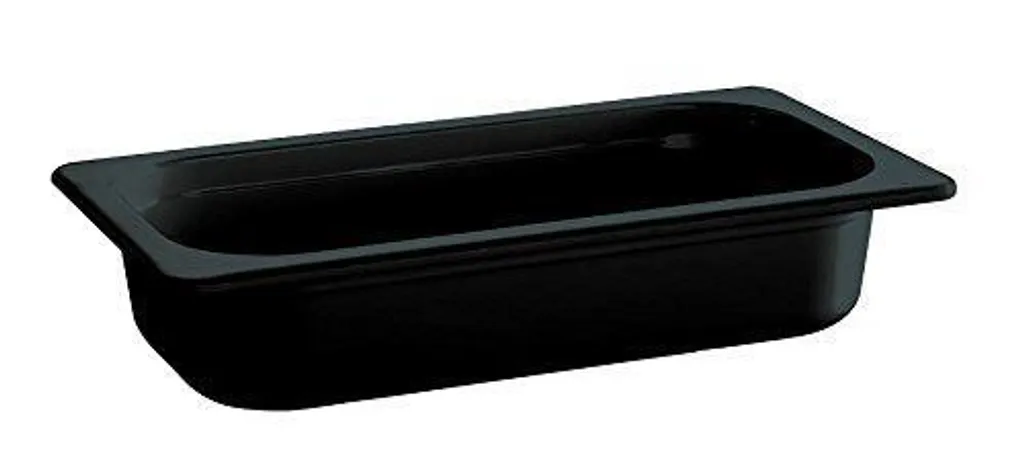 Contenitore Gastronorm GN 1/4 APS 83750 Ecoline Nero 1,35L