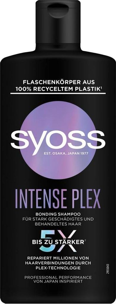 3 x Syoss Shampoo Intense Plex Für stark geschädigtes Haar Produktbild 