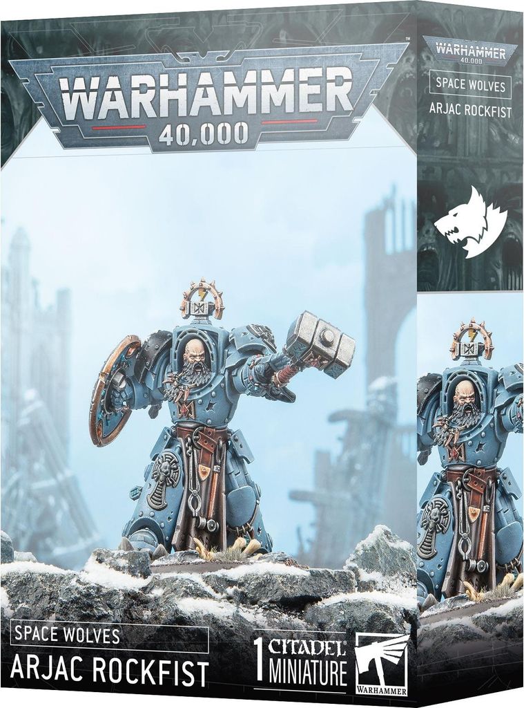 Warhammer 40.000 Space Wolves Arjac Rockfist Produktbild 