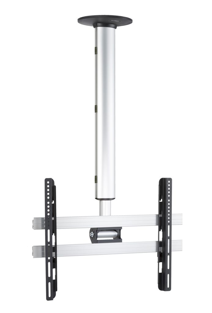 A TV ceiling mount is shown against a white background.