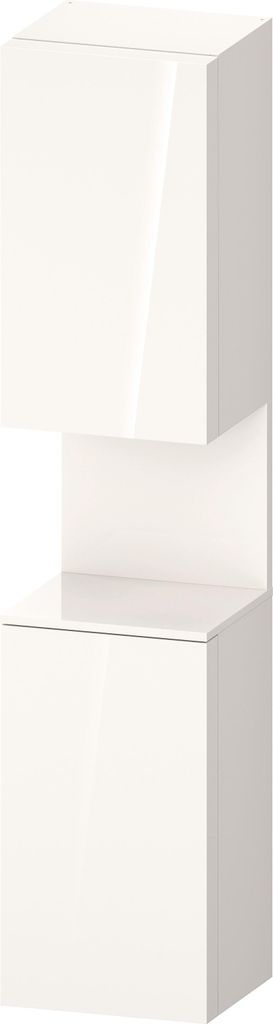 Duravit Qatego Hochschrank, Türanschlag links, 400x360x1760mm, Nische Weiß Hochglanz, QA1346L22220010