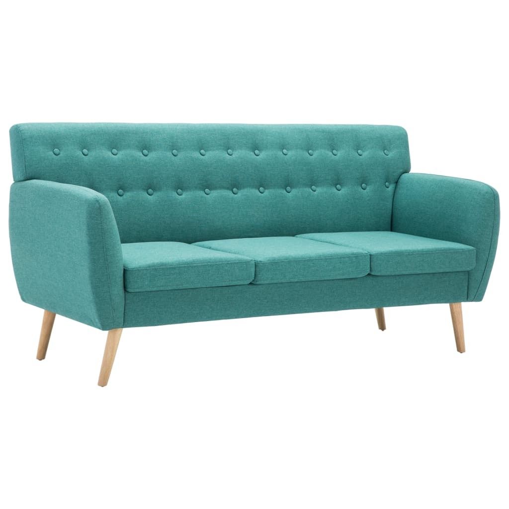 vidaXL 3-miestna pohovka látka 172x70x82 cm zelená Obrázok produktu 