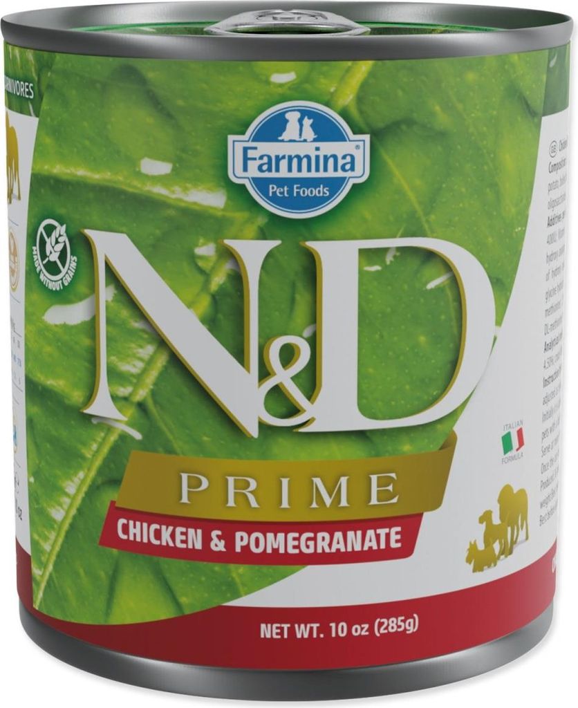 Dosen N&D Dog Prime Huhn & Granatapfel 285g