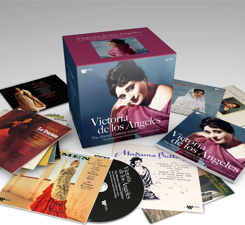 Musique Classique : Intégrale Victoria de los Angeles Warner 59 CD