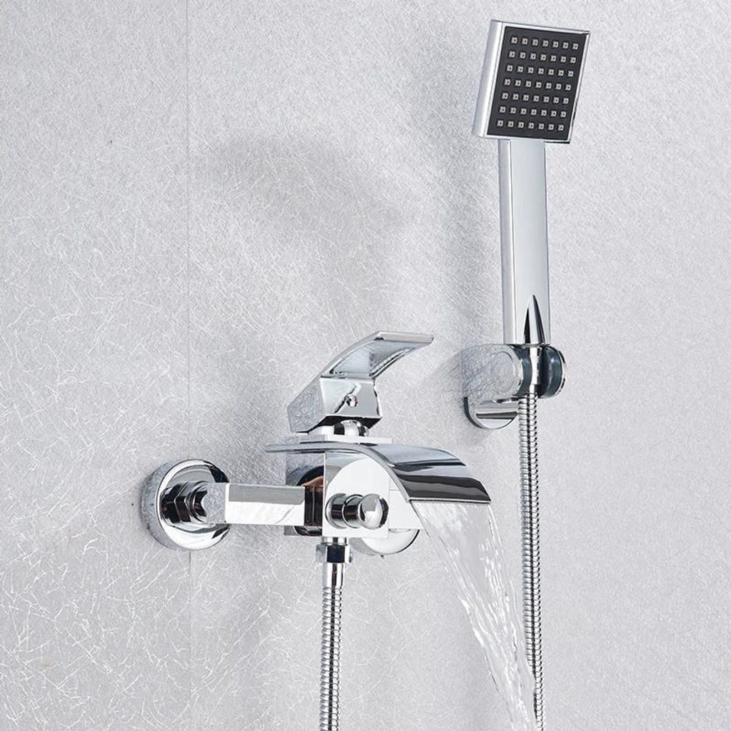Badewannen Duscharmatur Wasserfall - Wandmontierter Produktbild 