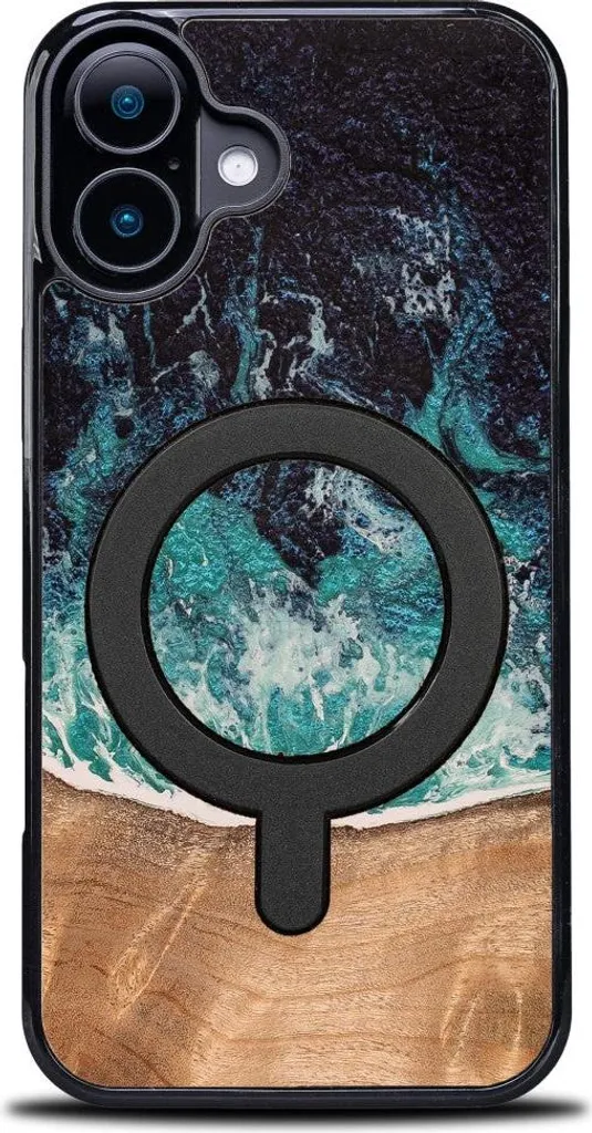 iPhone 16 Custodia Legno Bewood Unique Dream Island MagSafe Anti-Urti