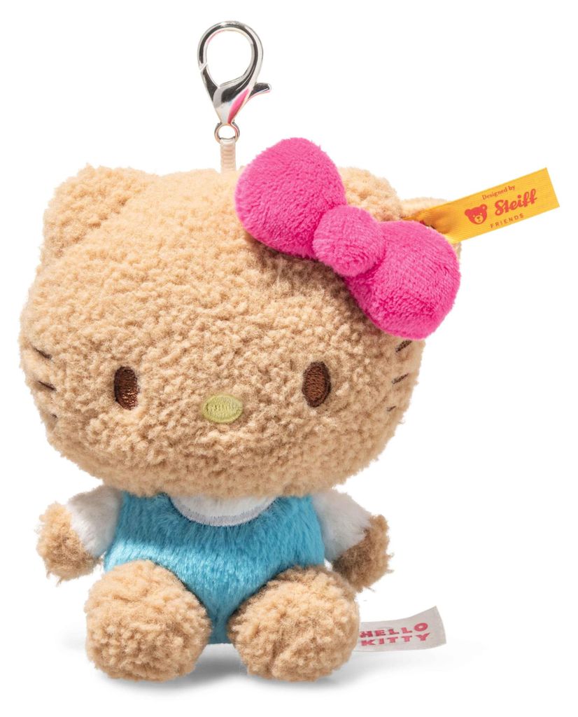 Steiff Hello Kitty Anhänger 10cm, Plüsch Schlüsselanhänger Produktbild 