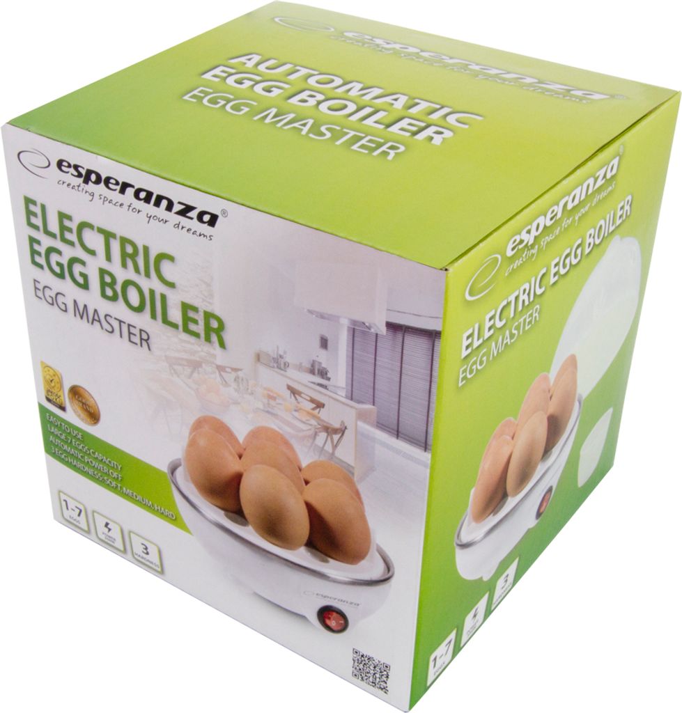 Esperanza EKE001 Eierkocher 7 Eier 350 W Weiß Produktbild 