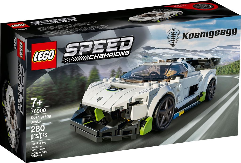 LEGO 76900 Speed Champions Koenigsegg Jesko Rennauto, Produktbild 