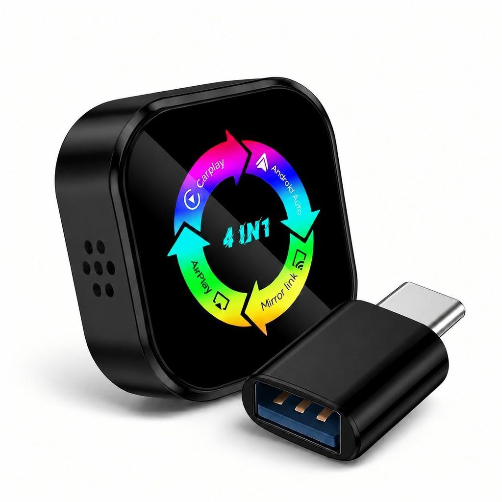 4 in 1 Wireless CarPlay & Android Auto Adapter + MirrorLink Produktbild 