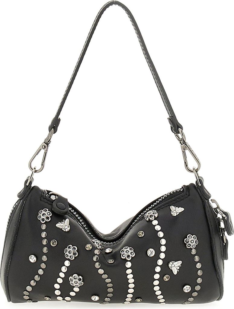 Gabs Pepita Schultertasche Leder 20 cm mit Dehnfalte