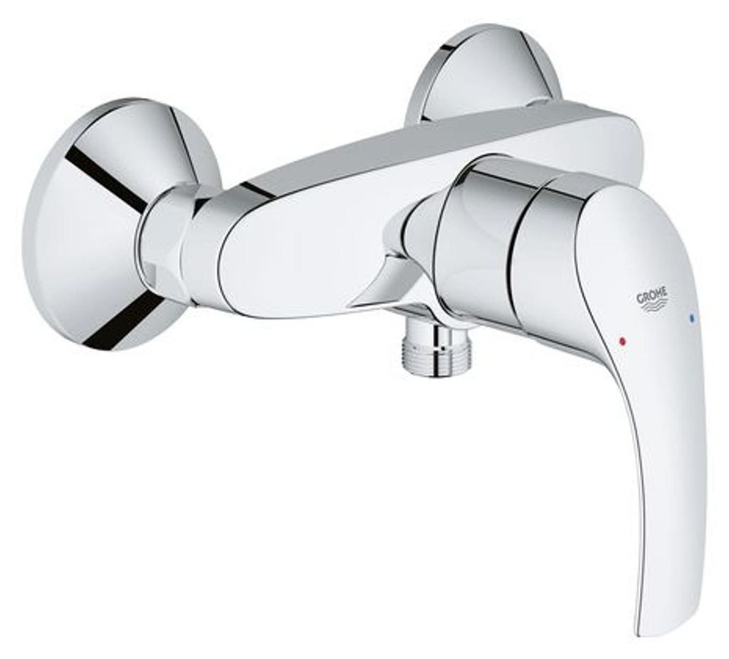 Grohe Einhandmischer Brausearmatur Eurosmart Wandmontage Produktbild 
