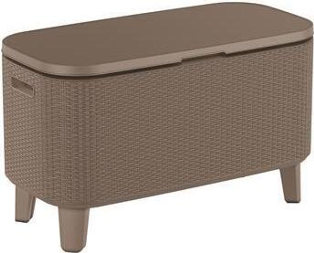 Gartentisch Keter Bevy Bar Cool Cappuccino Rattan