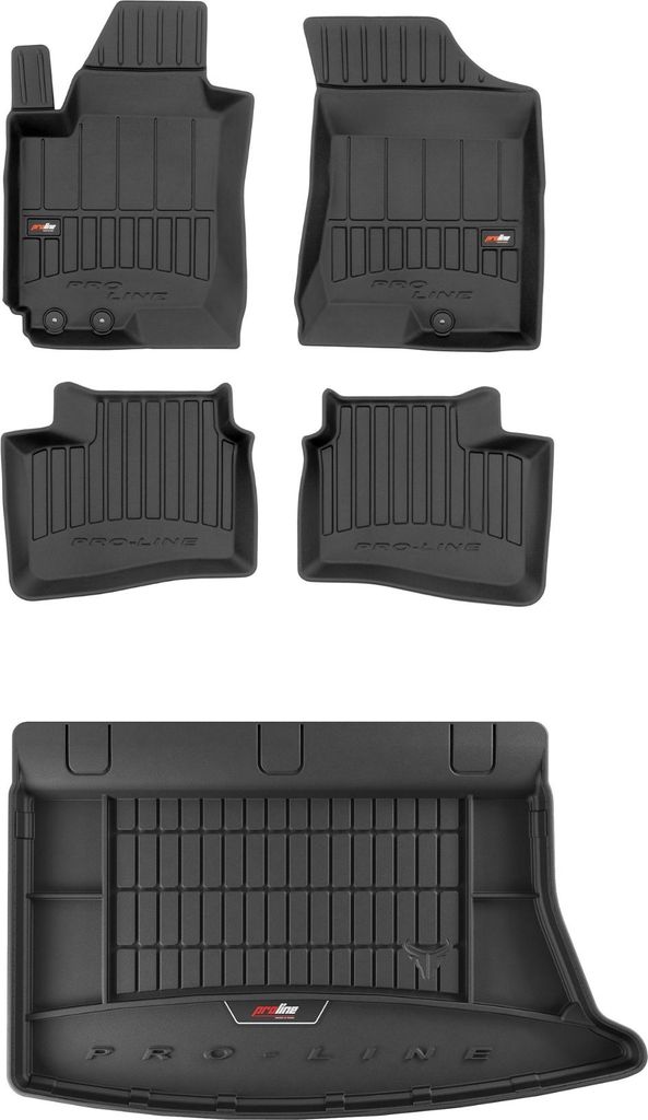 FROGUM 3D Gummimatten und Kofferraummatte für Hyundai i30 I 2007-2012