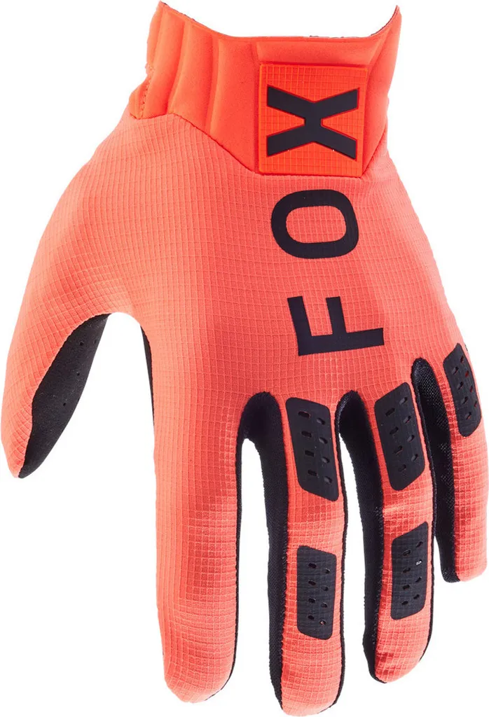 Gants Motocross FOX Flexair Orange XL - Gants de Moto Tout-Terrain Pro
