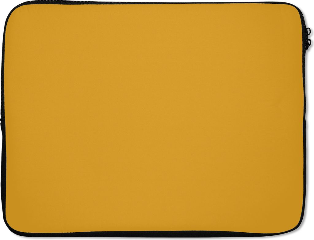 MuchoWow Laptop Hülle 15 Zoll Ockergelb - Herbst - Interieur Laptoptasche - Laptoptasche - Sleeve - Rundum-Schutz