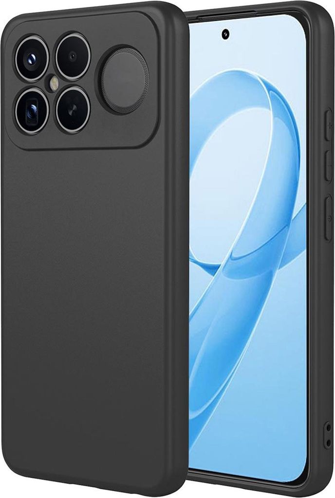 Schutzhülle für Xiaomi Poco F8 Ultra TPU Silikon Cover Flexibel Dünn Schwarz