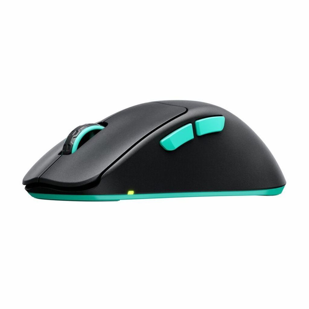 CHERRY Xtrfy M64 - Maus - ergonomisch - optisch - 5 Tasten - kabellos - 2.4 GHz - kabelloser Empfänger (USB) - Schwarz