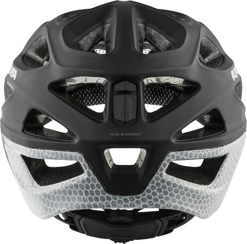Casque de vélo réfléchissant ALPINA MYTHOS REFLECTIVE 39 noir pour VTT