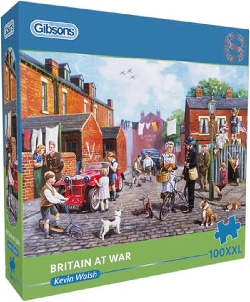 Puzzle Gibsons La Grande-Bretagne en guerre 100 pièces XXL pour enfant