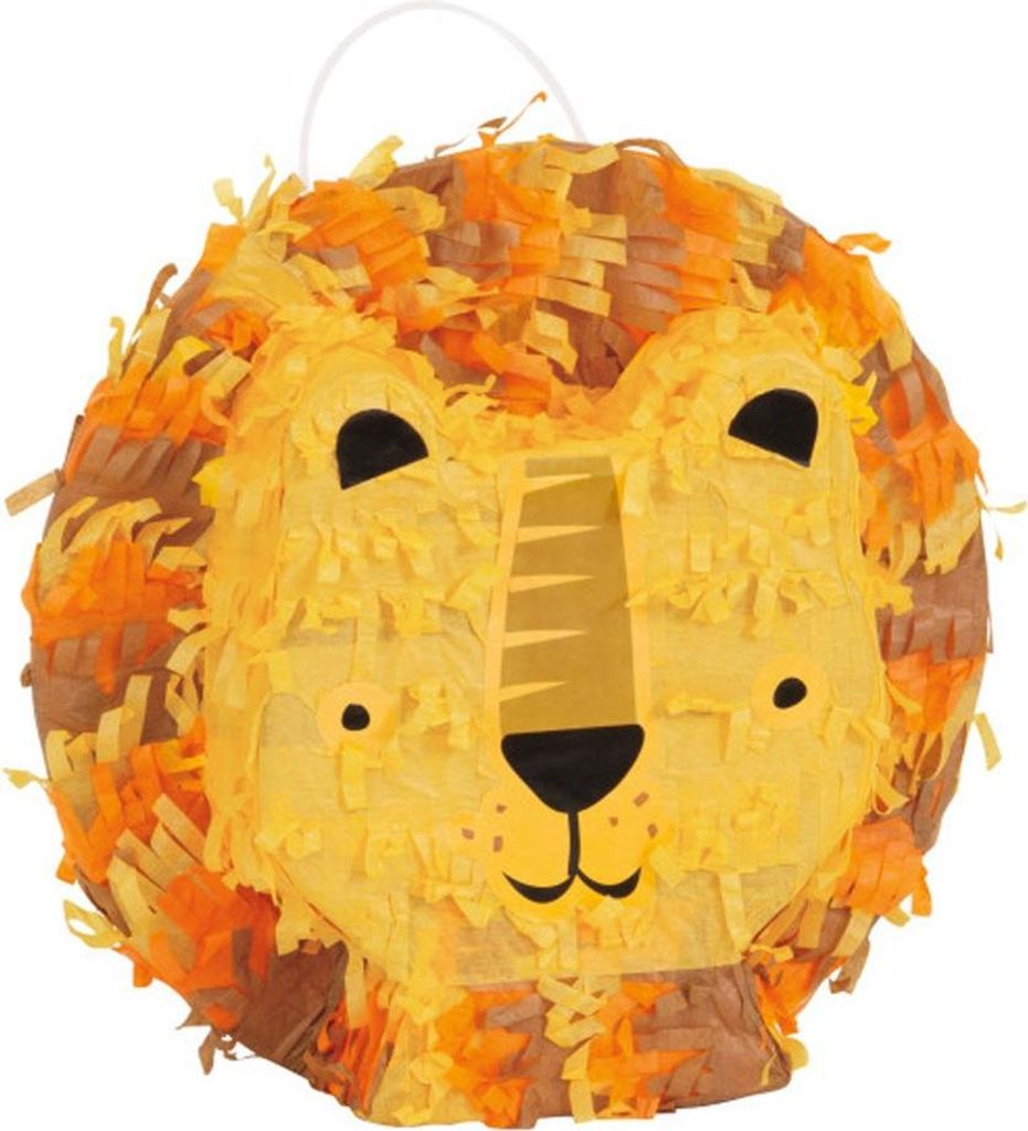 Pinata Löwe 17cm zum Befüllen und Zerschlagen für Produktbild 