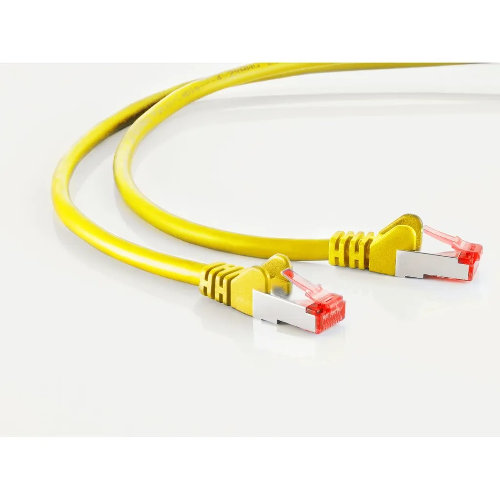 Cavo patch cat6A S/FTP PIMF Giallo senza alogeni 5m