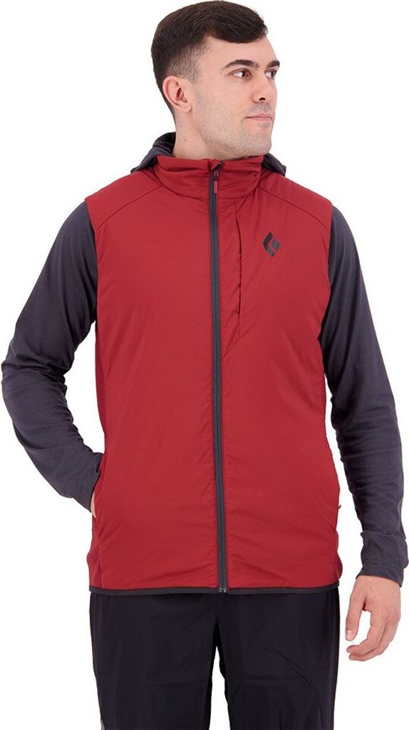 M First Light Hybrid Vest, Dark Crimson, Small, Herren - Black Diamond, APZV426003SML1