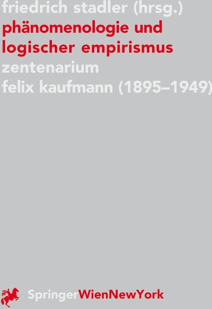 Phänomenologie und logischer Empirismus