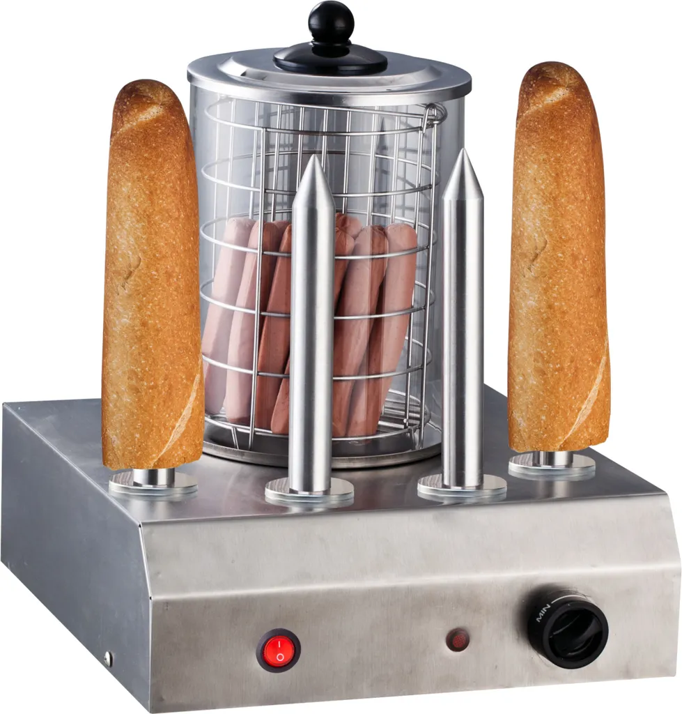 Cuisiseur à hot-dogs Guzzanti GZ 464 rétro avec thermostat réglable