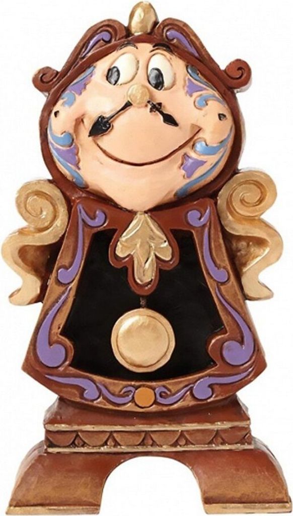 Disney -Traditionen Halten Sie Watch Cogsworth Beauty und The Beast Figur