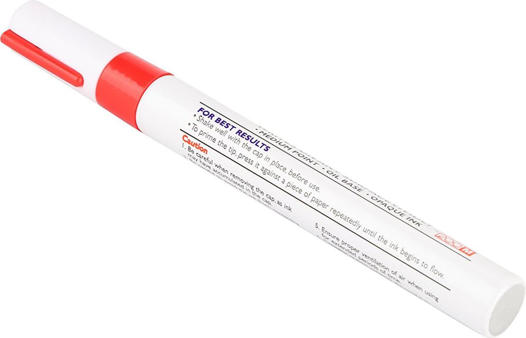 1 PCs wasserdichte professionelle Autostifte Reifenfarbe Stift Stifte (rot)