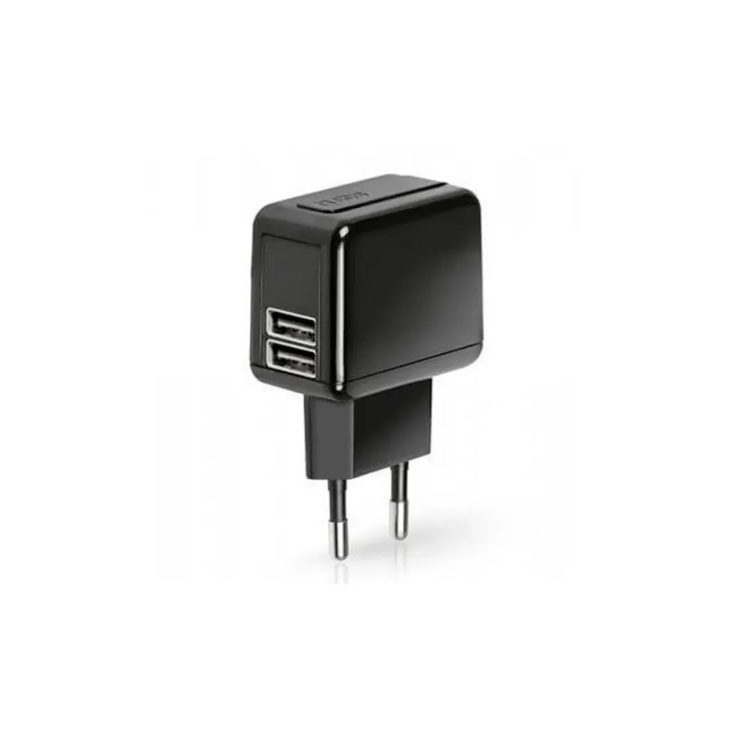 SBS Caricatore Muro 2 Porte USB 3.1A per Smartphone e Tablet