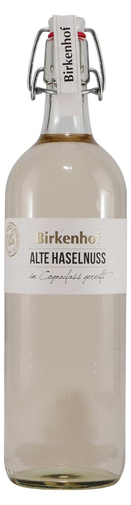 Birkenhof Haselnuss in Cognacfässern gereift Bügelflasche 1000ml