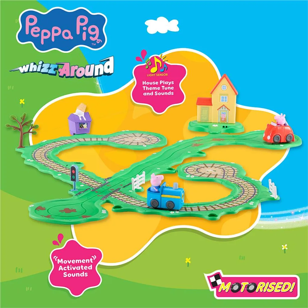 Peppa Pig Set Whizz Around avec Figurine - Jeu de Rôle et Déplacement - 4