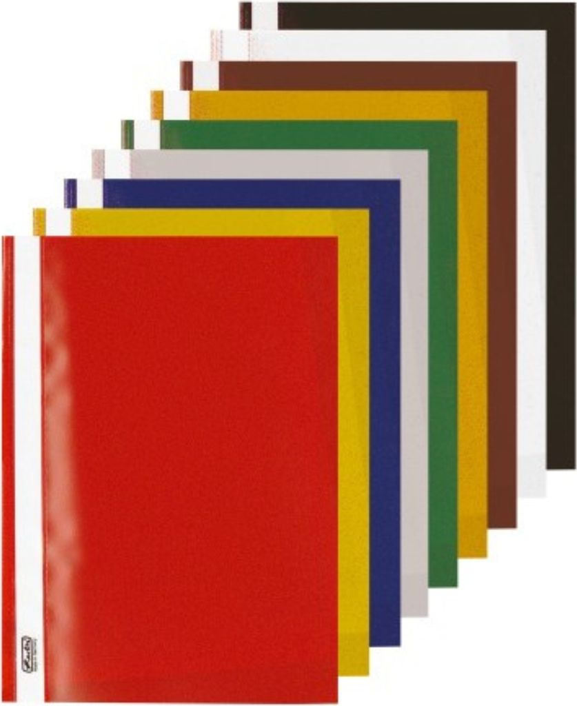 Herlitz Schnellhefter  A4 PP     farb.sort Schulheft. Produktbild 
