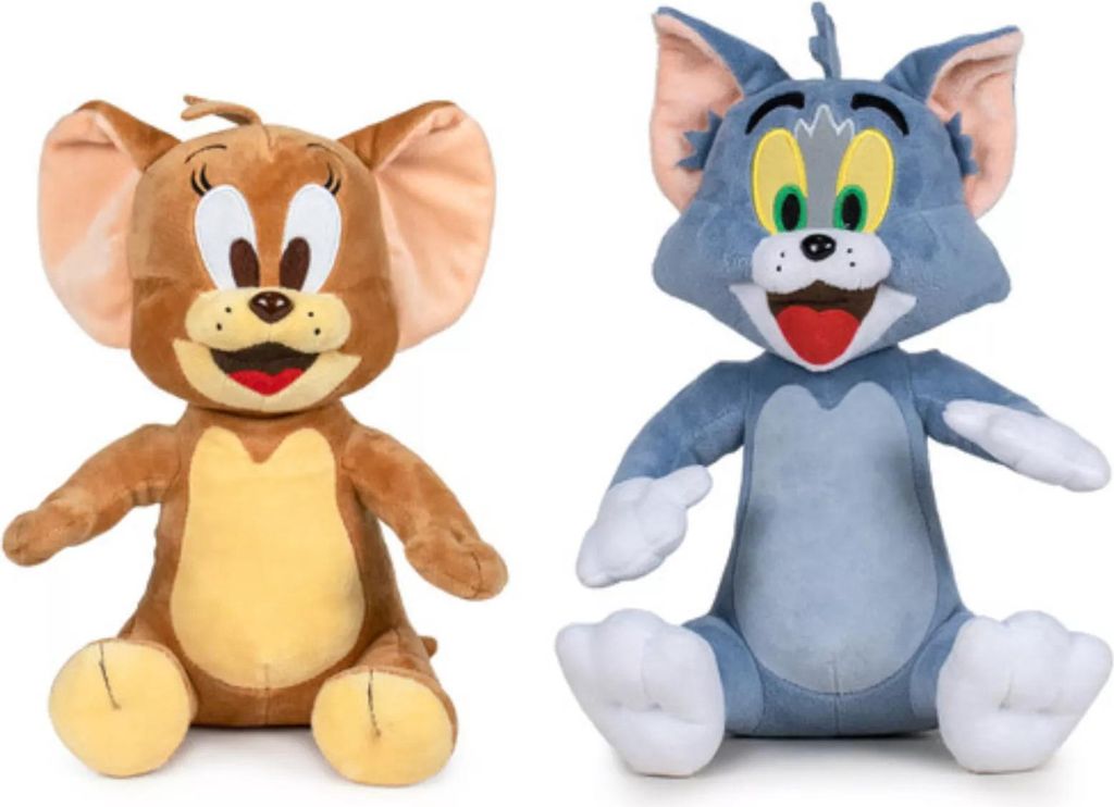 Tom und Jerry Plüschtier Set – Kuscheltiere 28 cm, das perfekte Geschenk
