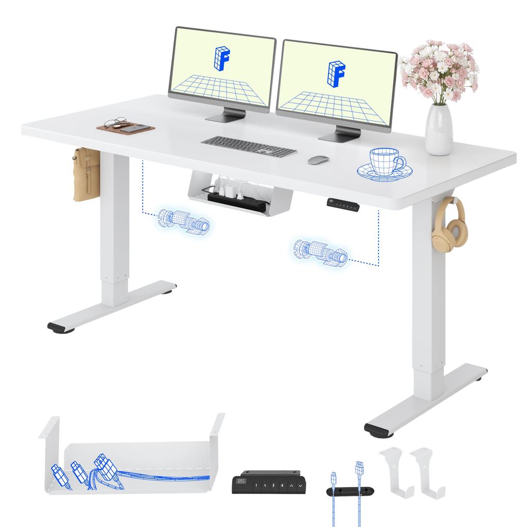 FLEXISPOT E1 Pro Elektrisch Höhenverstellbarer Schreibtisch Produktbild 