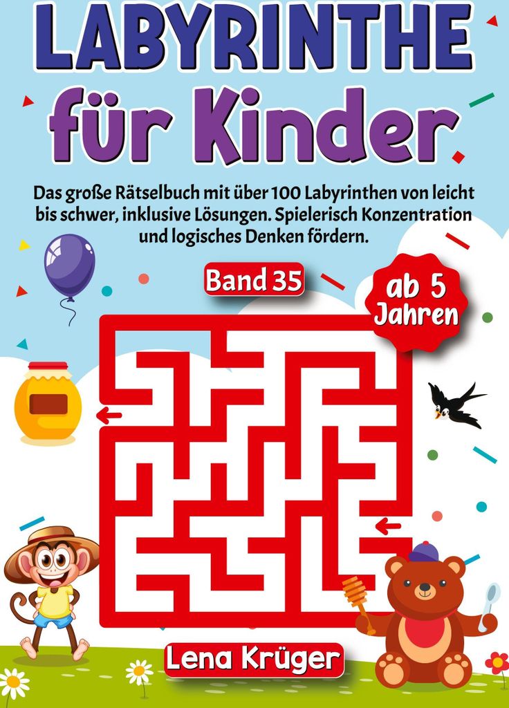 Labyrinthe für Kinder ab 5 Jahren - Band 35