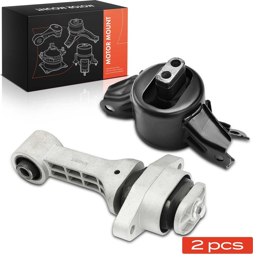 Frankberg 1x Getriebelagerlager+1x Drehmomentstützlager Vorne Links für Hyundai Elantra KIA Rio 3