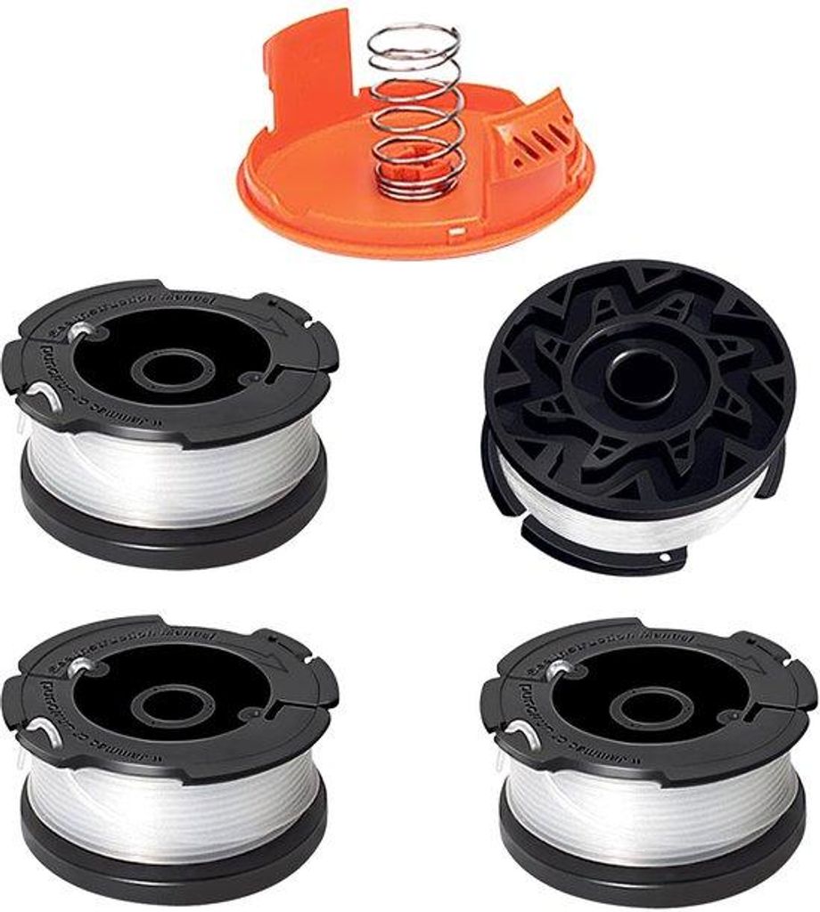 4er Set Trimmerraumbläserfilter für Black+Decker, kompatibel mit A6481, A6485, AF-100, ST5530-GB, GLC3630L20-GB, STC1820PC-GB, BESTA530-GB, BESTA...