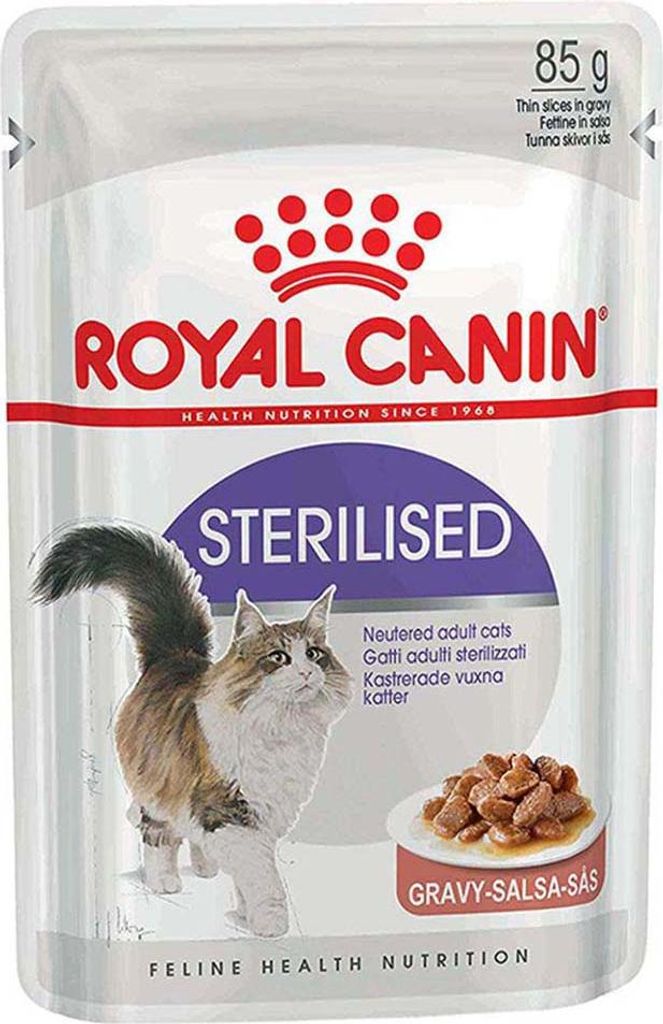 Royal Canin Frischebeutel Sterilised in Sosse Multipack 12x85g